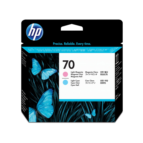 HP 70 TESTINA INKJET CIANO CHIARO E MAGENTA CHIARO